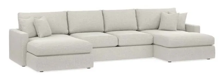 Bassett 2611-UCSECT Allure Double Chaise Sectional Bassett 2611-UCSECT Allure Double Chaise Sectional