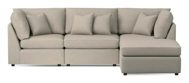 Bassett 2676-CSECT23 Beckham Small Chaise Sectional Bassett 2676-CSECT23 Beckham Small Chaise Sectional