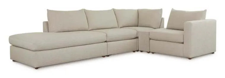 Bassett 2676-CSECTLB Beckham Left Bumper W Console L Sectional Bassett 2676-CSECTLB Beckham Left Bumper W Console L Sectional