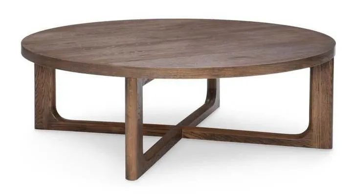 Bassett 6524-0605 Reston 48 Inch Oak Round Cocktail Table