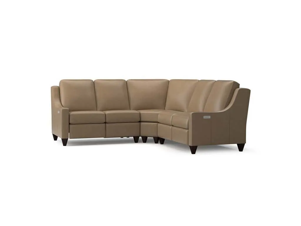 Bassett M000-CUSTOM Benchmade Motion Reclining Leather L Sectional Bassett M000-CUSTOM Benchmade Motion Reclining Leather L Sectional