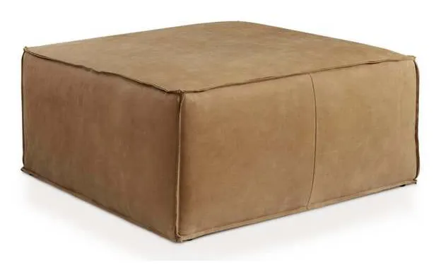 Bassett 1408-3232L Rhonda Leather Square Ottoman Bassett 1408-3232L Rhonda Leather Square Ottoman