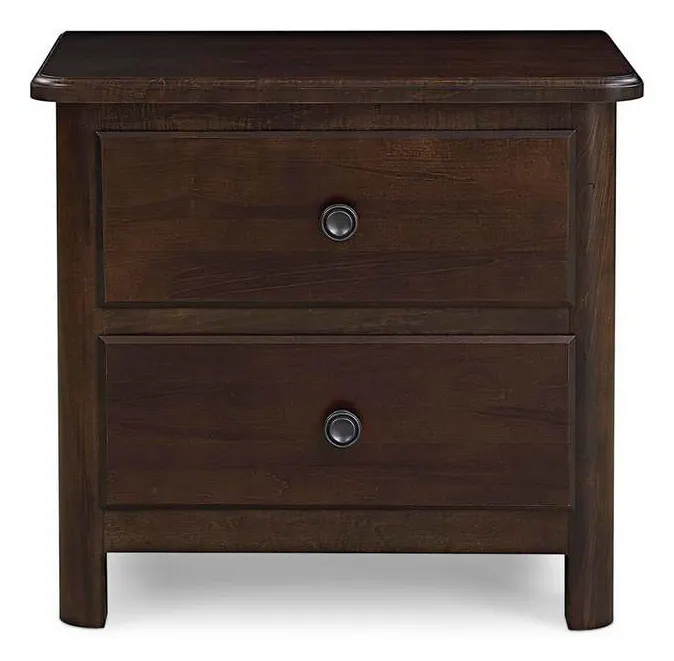 Bassett 2015-0270 Heritage Maple 2 Drawer Nightstand Bassett 2015-0270 Heritage Maple 2 Drawer Nightstand