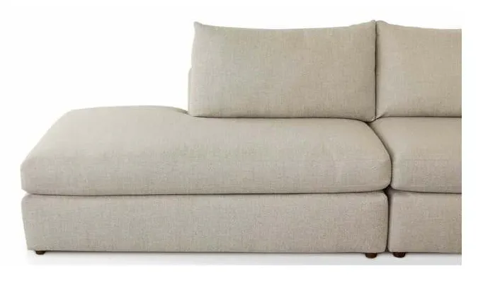 Bassett 2676-LSECTBW Beckham L Shaped Bumper Sectional Bassett 2676-LSECTBW Beckham L Shaped Bumper Sectional