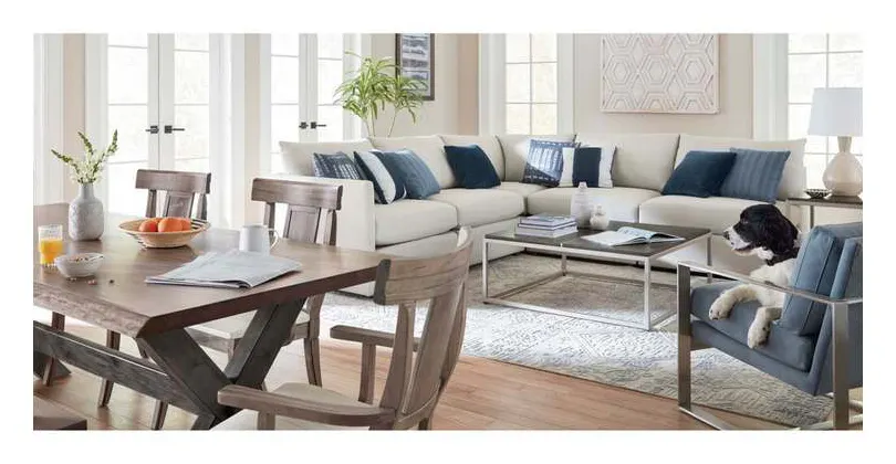 Bassett 2676-LSECTARM Beckham L Shaped Sectional Bassett 2676-LSECTARM Beckham L Shaped Sectional