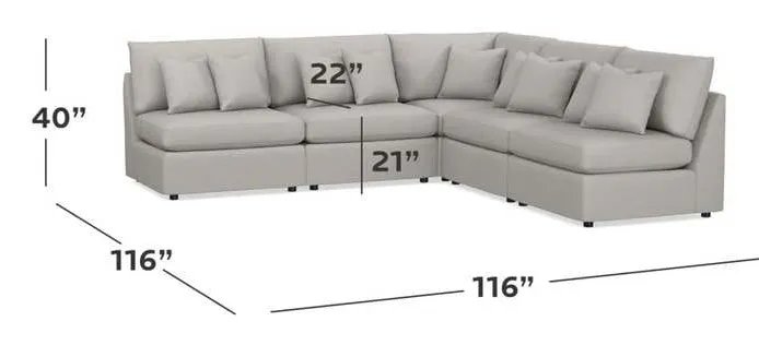 Bassett 2676-LSECTARM Beckham L Shaped Sectional Bassett 2676-LSECTARM Beckham L Shaped Sectional