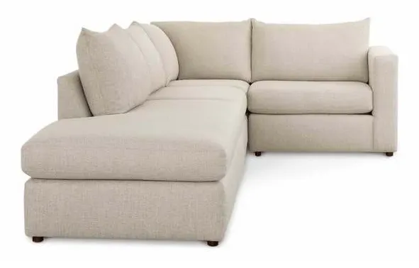 Bassett 2676-LSECTBW Beckham L Shaped Bumper Sectional Bassett 2676-LSECTBW Beckham L Shaped Bumper Sectional
