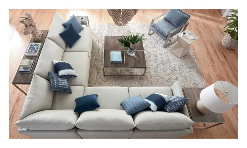Bassett 2676-LSECTARM Beckham L Shaped Sectional Bassett 2676-LSECTARM Beckham L Shaped Sectional
