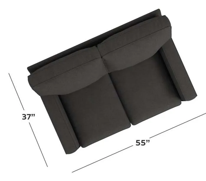 Bassett 2713-42 Track Arm Loveseat Bassett 2713-42 Track Arm Loveseat