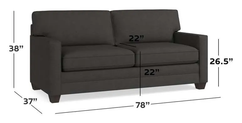 Bassett 2713-62 Alexander Track Arm Sofa Bassett 2713-62 Alexander Track Arm Sofa