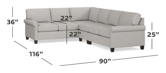 Bassett 2714-LSECTL Spencer Large L Shaped Sectional Bassett 2714-LSECTL Spencer Large L Shaped Sectional