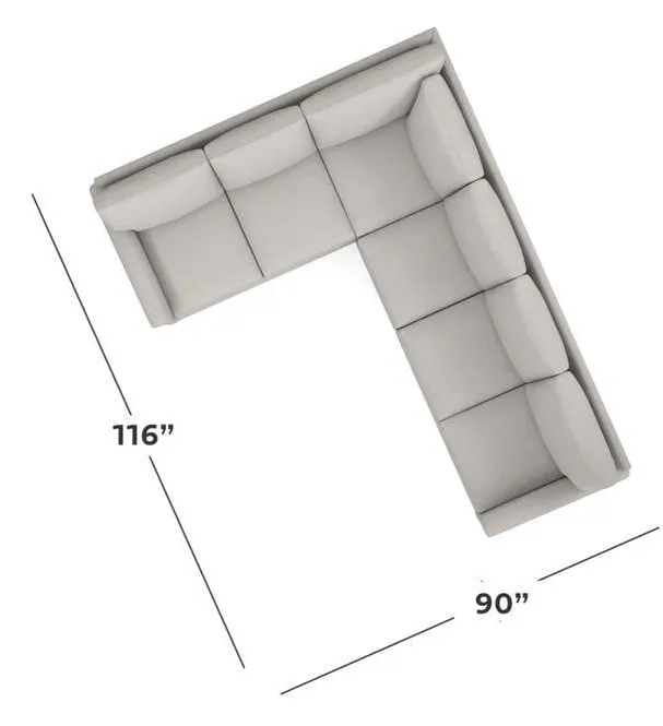 Bassett 2714-LSECTL Spencer Large L Shaped Sectional Bassett 2714-LSECTL Spencer Large L Shaped Sectional