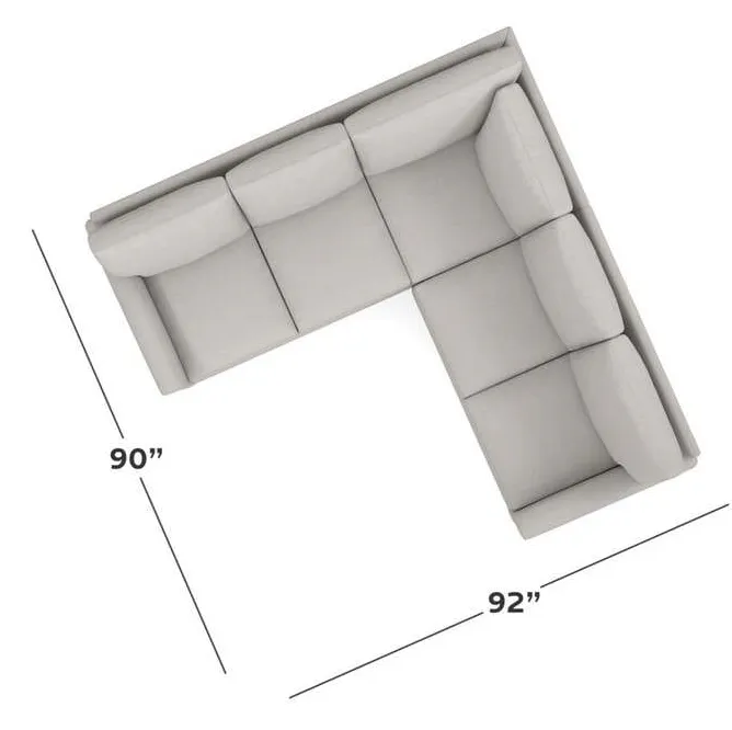 Bassett 2714-LSECTS Spencer Small L Shaped Sectional Bassett 2714-LSECTS Spencer Small L Shaped Sectional