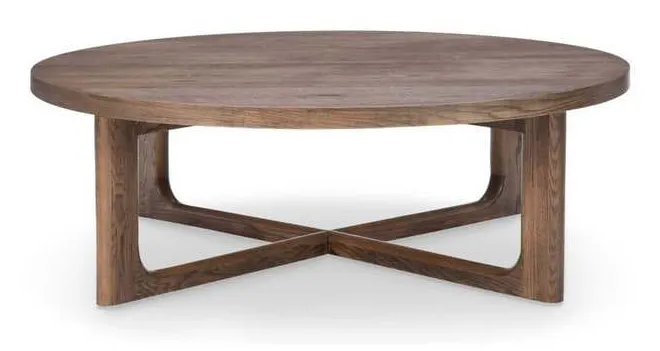 Bassett 6524-0605 Reston 48 Inch Oak Round Cocktail Table Bassett 6524-0605 Reston 48 Inch Oak Round Cocktail Table