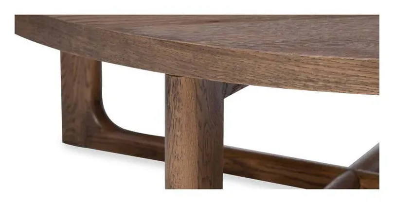 Bassett 6524-0605 Reston 48 Inch Oak Round Cocktail Table Bassett 6524-0605 Reston 48 Inch Oak Round Cocktail Table