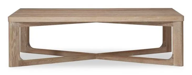 Bassett 6524-0613 Benchmade Reston Oak Rectangular Cocktail Table Bassett 6524-0613 Benchmade Reston Oak Rectangular Cocktail Table