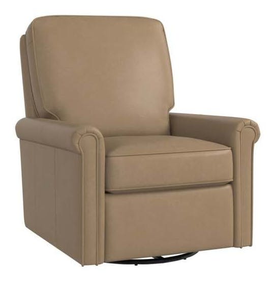 Bassett 1124-09L Thompson Leather Swivel Glider Bassett 1124-09L Thompson Leather Swivel Glider