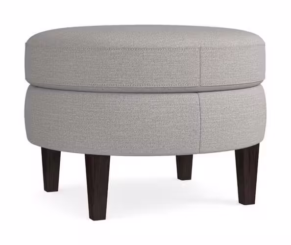 Bassett Furniture 1400-2525 Delway Small Round Ottoman Bassett Furniture 1400-2525 Delway Small Round Ottoman
