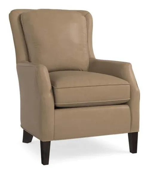 Bassett 1951-02L Kent Leather Accent Chair Bassett 1951-02L Kent Leather Accent Chair