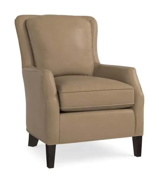 Bassett 1951-02L Kent Leather Accent Chair Bassett 1951-02L Kent Leather Accent Chair