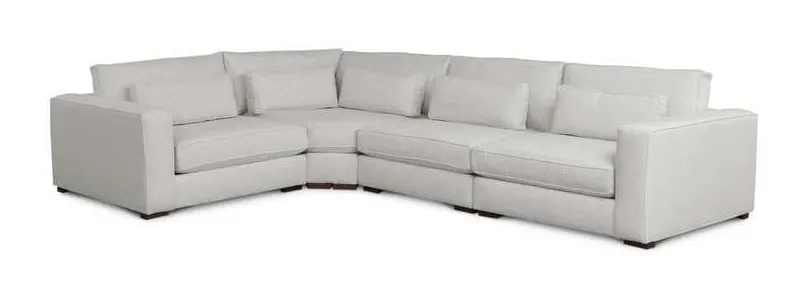 Bassett 2728-LSECT4 Moby 4 Piece L Shaped Sectional Bassett 2728-LSECT4 Moby 4 Piece L Shaped Sectional