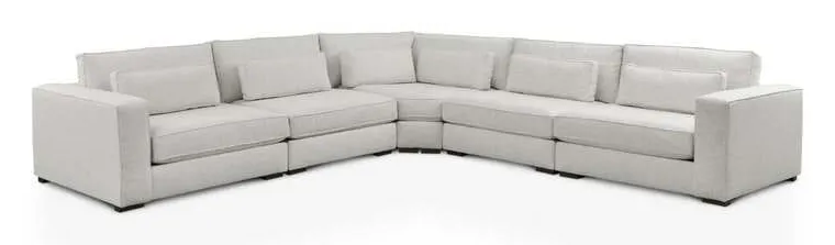 Bassett 2728-LSECT5 Moby 5 Piece L Shaped Sectional Bassett 2728-LSECT5 Moby 5 Piece L Shaped Sectional