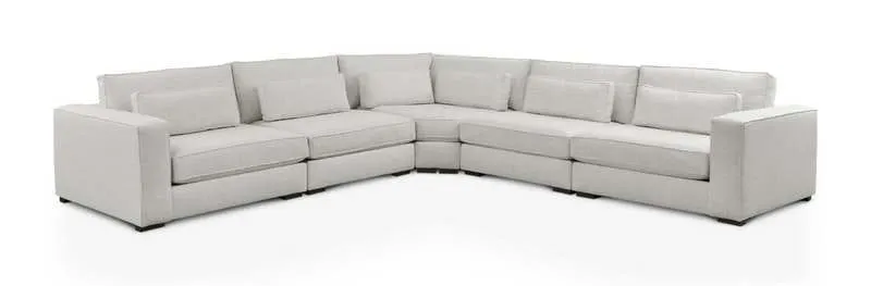 Bassett 2728-LSECT5 Moby 5 Piece L Shaped Sectional Bassett 2728-LSECT5 Moby 5 Piece L Shaped Sectional