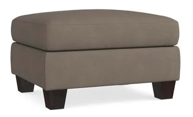 Bassett 3101-01L Ellery Leather Ottoman