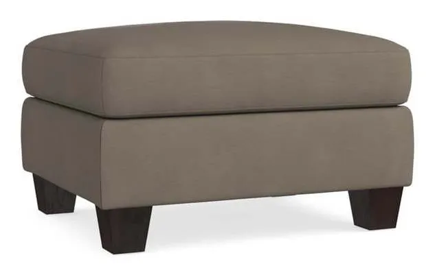 Bassett 3101-01L Ellery Leather Ottoman Bassett 3101-01L Ellery Leather Ottoman