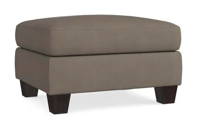 Bassett 3101-01L Ellery Leather Ottoman Bassett 3101-01L Ellery Leather Ottoman