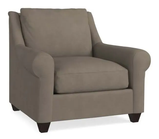 Bassett 3101-12L Ellery Leather Chair