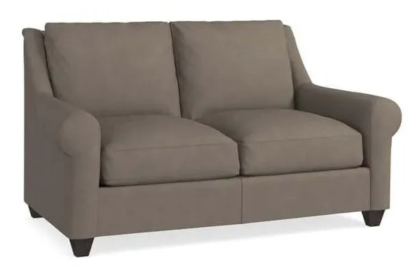 Bassett 3101-42L Ellery Leather Loveseat