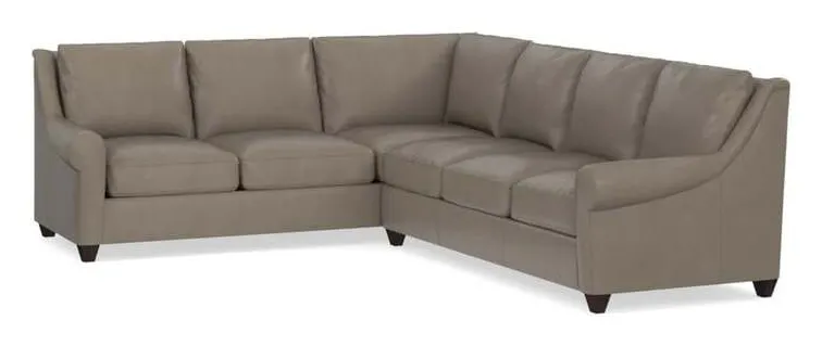 Bassett 3101-LSECTLL Ellery Large L Shaped Leather Sectional Bassett 3101-LSECTLL Ellery Large L Shaped Leather Sectional