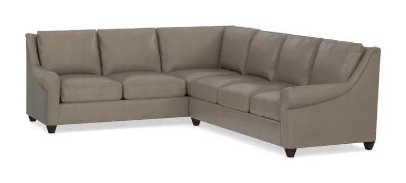 Bassett 3101-LSECTLL Ellery Large L Shaped Leather Sectional Bassett 3101-LSECTLL Ellery Large L Shaped Leather Sectional