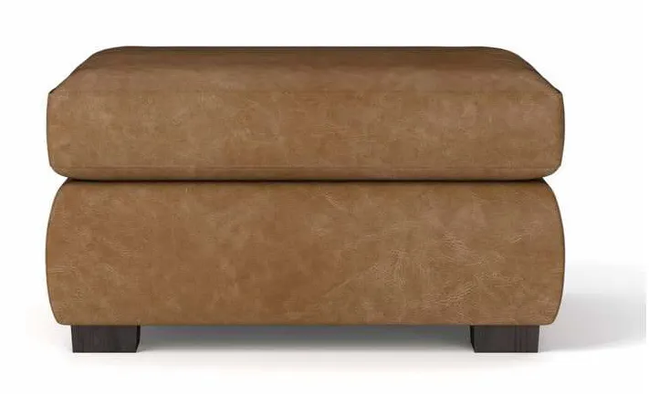 Bassett 3133-01L Jamestown Leather Ottoman Bassett 3133-01L Jamestown Leather Ottoman