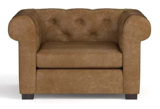 Bassett 3133-12L Jamestown Leather Chair