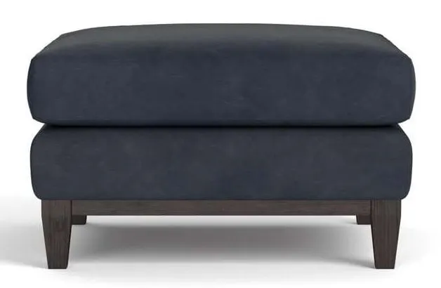 Bassett 3135-01L Sanford Leather Ottoman