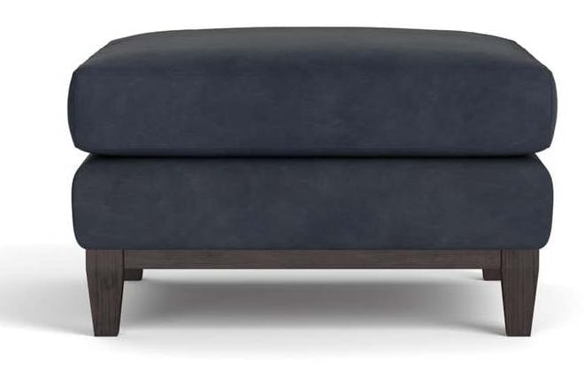 Bassett 3135-01L Sanford Leather Ottoman Bassett 3135-01L Sanford Leather Ottoman