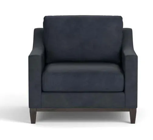 Bassett 3135-12L Sanford Leather Chair Bassett 3135-12L Sanford Leather Chair