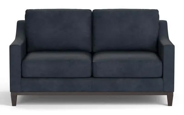 Bassett 3135-42L Sanford Leather Loveseat