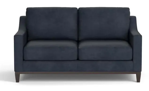 Bassett 3135-42L Sanford Leather Loveseat Bassett 3135-42L Sanford Leather Loveseat