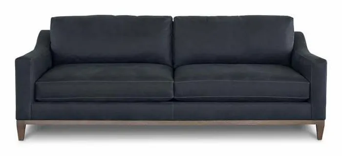Bassett 3135-62L Sanford Leather Sofa Bassett 3135-62L Sanford Leather Sofa