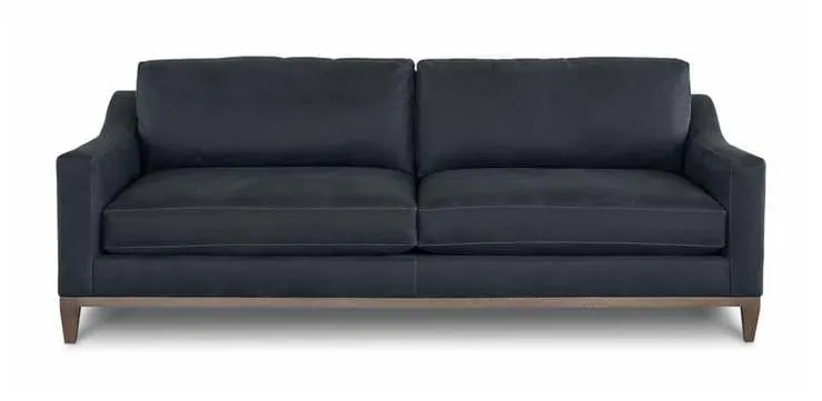 Bassett 3135-62L Sanford Leather Sofa Bassett 3135-62L Sanford Leather Sofa