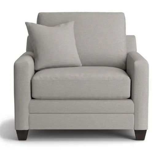 Bassett 3885-18  Carolina Thin Track Arm Chair and a Half
