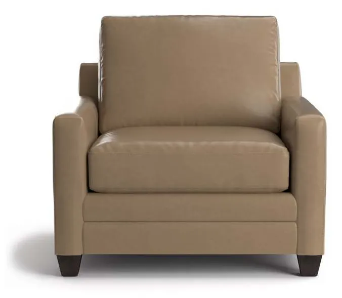 Bassett 3885-18L Carolina Leather Thin Track Arm Chair and a Half Bassett 3885-18L Carolina Leather Thin Track Arm Chair and a Half