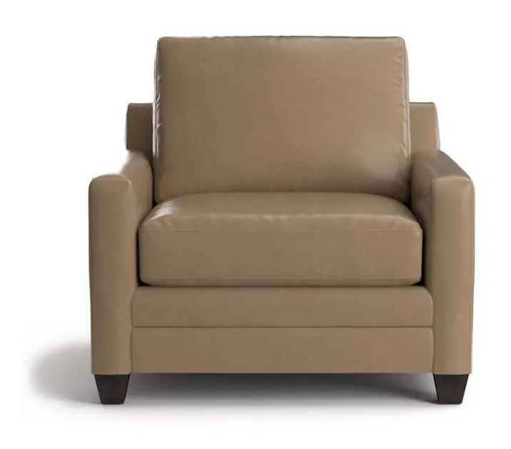 Bassett 3885-18L Carolina Leather Thin Track Arm Chair and a Half Bassett 3885-18L Carolina Leather Thin Track Arm Chair and a Half