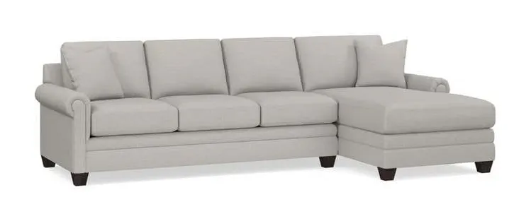 Bassett 3887-RCSECTL Carolina Panel Arm Right Chaise Sectional Bassett 3887-RCSECTL Carolina Panel Arm Right Chaise Sectional