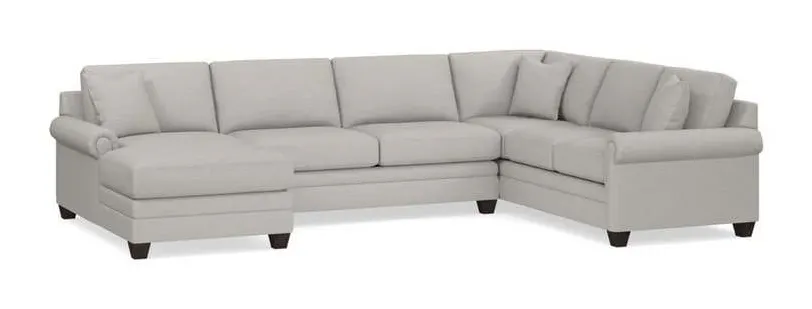 Bassett 3887-USECTR Carolina Panel Arm U Shaped Sectional Bassett 3887-USECTR Carolina Panel Arm U Shaped Sectional