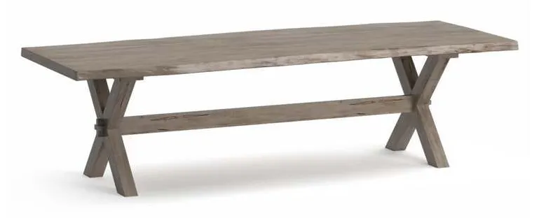 Bassett 4021-0842XLE Crossbuck Dining Table Bassett 4021-0842XLE Crossbuck Dining Table