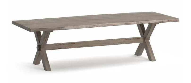 Bassett 4021-0842XLE Crossbuck Dining Table Bassett 4021-0842XLE Crossbuck Dining Table